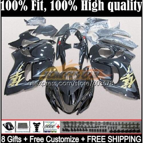 Injection For SUZUKI Hayabusa GSX-R1300 08 09 10 11 12 13 21CL.16 GSXR1300 CC 2014 2015 2016 2017 2018 2019 Fairing rizla black