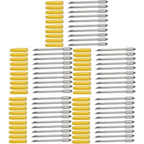50Pcs Cb09 Vinyl Cutter Blades for Graphtec CB09U Silhouette Cameo Craftrobo Cutting Plotter Knife 30Degree Cricut Blade