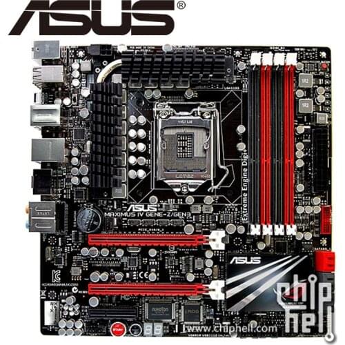 Asus Maximus IV GENE-Z/GEN3 Desktop Motherboard Z68 Socket LGA 1155 i3 i5 i7 DDR3 32G u ATX UEFI BIOS Original Used Mainboard