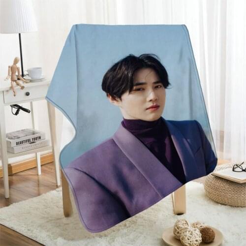 Musife Custom SUHO Flannel Blanket Design Your own Blanket Flannel Blankets for Sofa DIY Dropshipping
