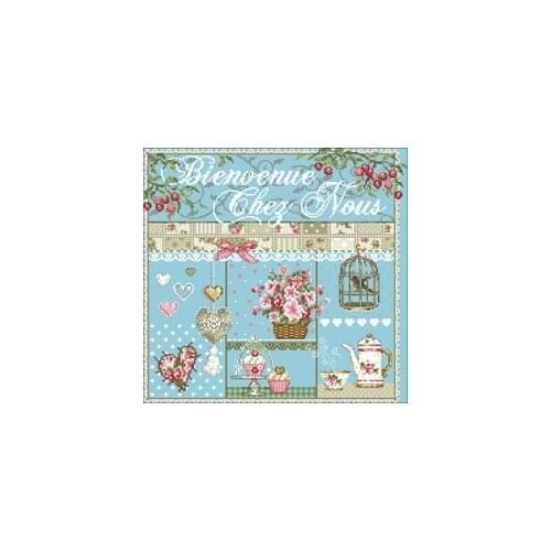 YIXIAO Counted Cross Stitch Kit Cross stitch RS cotton with cross stitch Haejbgqs Cherry