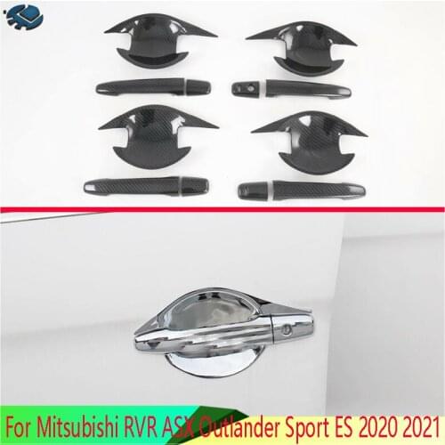 For Mitsubishi RVR ASX Outlander Sport ES 2020 2021 Door Handle Bowl Cover Cup Cavity Trim Insert Catch Molding Garnish