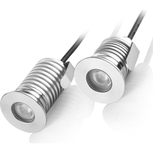 Outdoor Lighting CREE 1W 3W LED Buried Inground Light DC12-24V Recessed Deck Floor Stair Steps Landscape Underground Lamps 4pcs