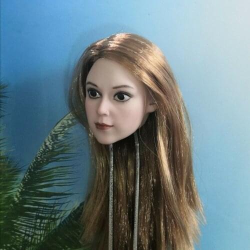 IN STOCK 1/6 Scale European Beauty Girl Alita Head Carving Sculpt Fit 12'' Body