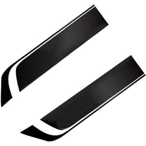 Vinyl Car Sticker Hood Racing Stripe Trim Universal Adhesive Auto Bonnet Decal