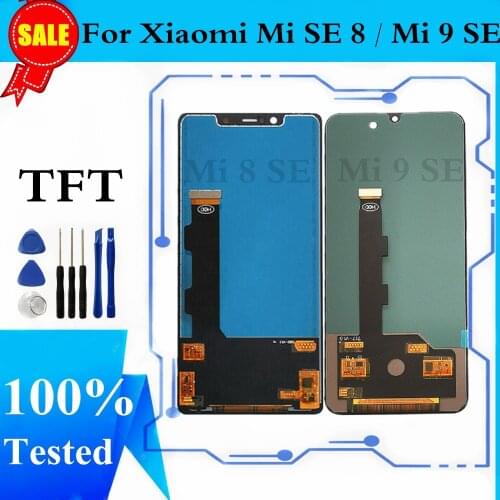 TFT LCD For Xiaomi Mi 9 SE Mi9SE LCD Display Touch Panel Digitizer Screen For Xiaomi MI8SE Mi 8 SE LCD Display Replacement