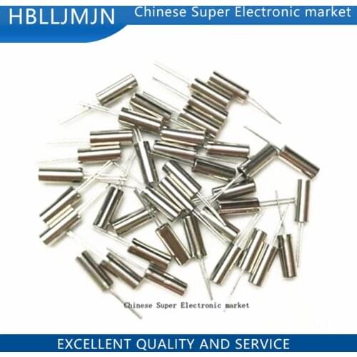 100pcs 32.768KHz Error 20ppm 3*8 32.768K 12.5pF Cylinder quartz resonator