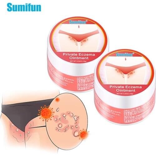 2pcs New Sumifun Remove Odor Antibacterial Cream Pussy Underarm Armpit Intimate Deodorant Pruritus Dermatitis Anti-itch Ointment