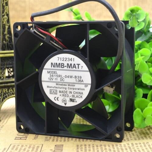 3615RL-04W-B39 12V 1.06AOriginal NMB-MAT NMB 92*92*38MM 3 wire cooling fan