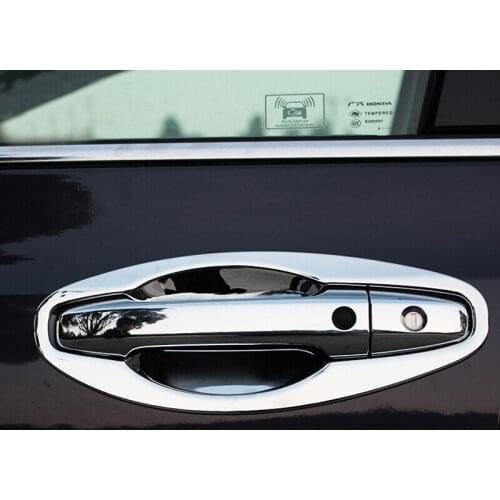 For Honda Odyssey 2015 2016 accessories ABS Plastic Chrome Car Styling Door protector handle Bowl frame Cover Trim