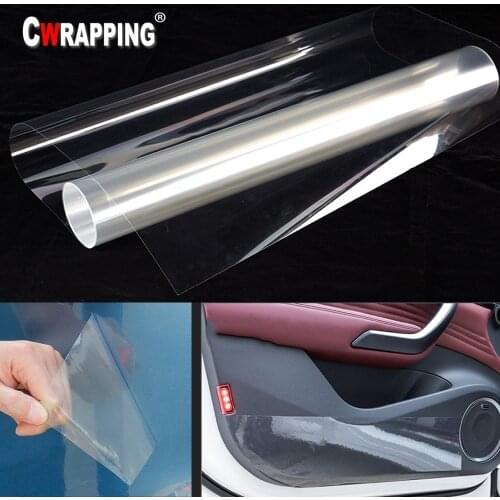 Car Styling Rhino Skin Car Clear Transparence Protection PVC Vinyl Film High Strength Anti Scratch Automotive Paint Stickers
