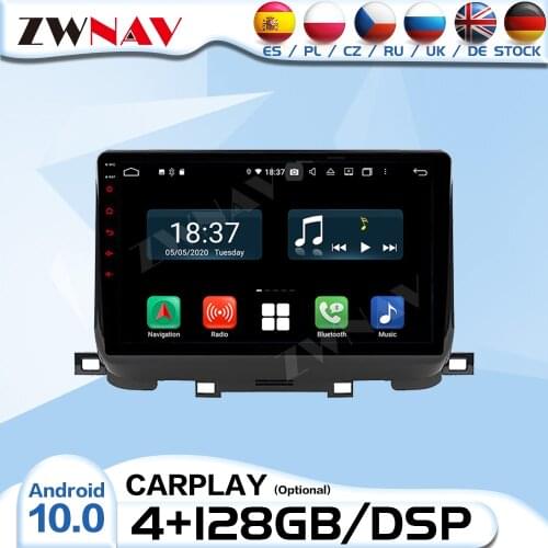 Carplay 2 Din Android Screen Radio Receiver For Kia Sportage 2018 2019 2020 Audio Stereo Video Player GPS Navigation Head Unit