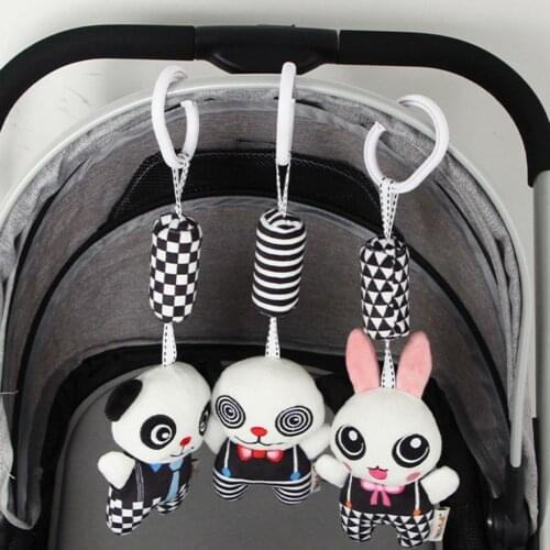 Crib Rattle Animal Shape Multi-purpose Plush Infant Bed Hanging Crib Baby toys for Newborn accessories Brinquedos Kids