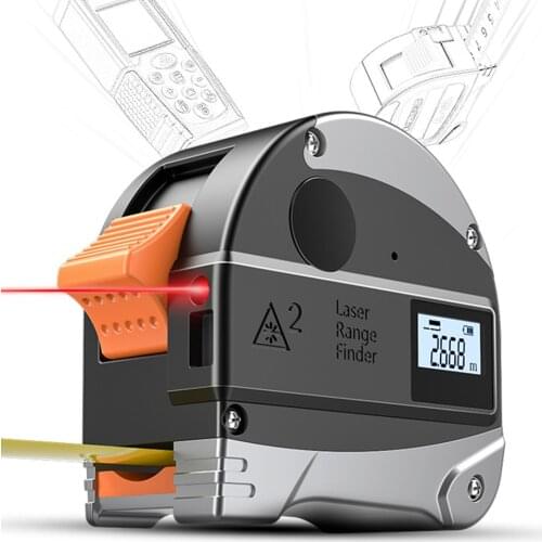 30M Laser Rangefinder Digital Tape Measure Distance Measurer Meter Range Finder Infrared Construction Tools