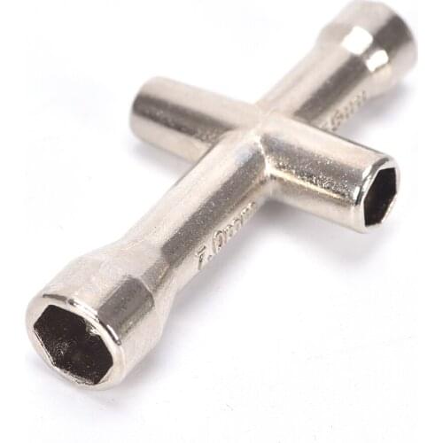 Mini M2 M2.5 M3 M4 Screw Nut Hexagonal Cross Wrench Sleeve Maintenance Tool 4 Size Car Cross Sleeve Wrench