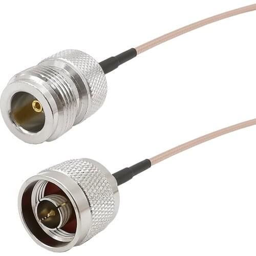 N Male to N Female RG316 Jumper Coaxial Cable N Type Connector Cable For Cell Phone Signal Boosters DAS installations 10CM-50CM