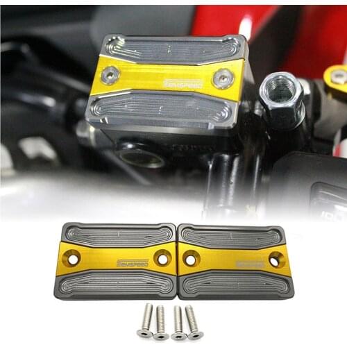 Latest For Honda PCX 150 160 2021 SEMSPEED CNC Motorcycle Front Brake Fluid Cylinder Master Reservoir Cover Cap