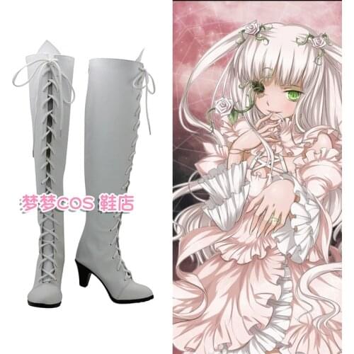 Rozen Maiden Kirakishou Cosplay Shoes Boots Custom-Made Halloween Role Play props
