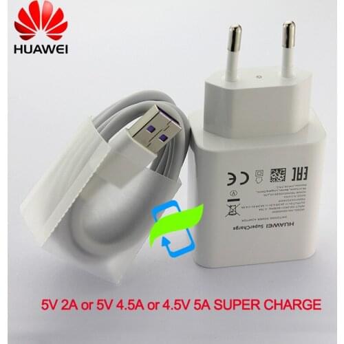 Original Huawei P30 SuperCharge Wall Travel Quick 3.0 Fast Charger Adapter 5A Type C Cable For P 20 Lite Mate 9 10 X Pro 10 Plus