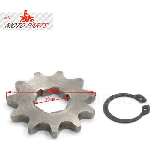 420 11 T Tooth 20mm ID Front Engine Sprocket for 50cc 70cc 90cc 110cc Kazuma ATV Quad Go Kart Dirt Pit Bike Scooter Motorcycle