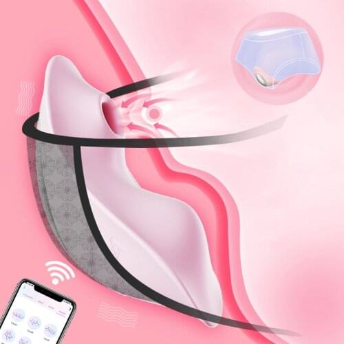 Wearable Sucking Vibrator 9 Mode Remote Control Sucker Vibrator Vagina Clitoris Stimulator Double motor Oral Sex Toys for Women