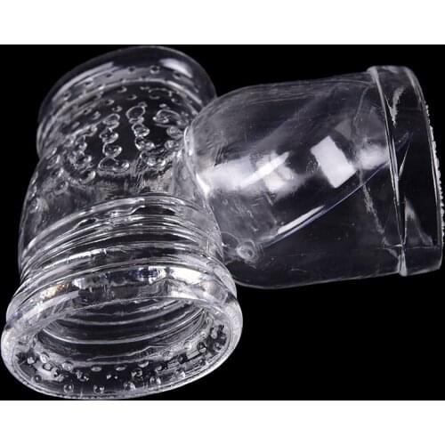 Transparent Magic Wand Head Big AV Wand Headgear Sex Toys Accessories Body Massage Vibrators Caps Adult Sex Products For Male