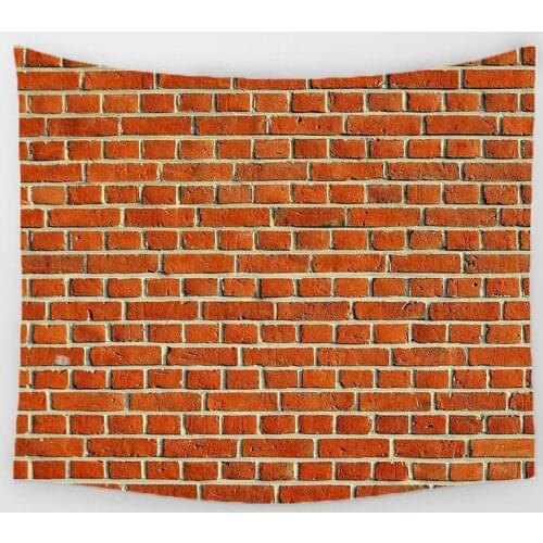 Rainbow Brick Wall Tapestry WALL HANGING