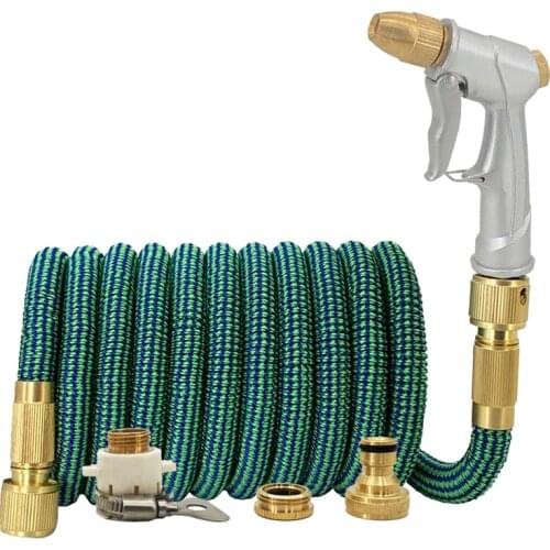 Selling16FT-150FT Garden Hose Expandable Magic Garden Watering Hose Flexible Car Wash Hose Metal Spray Gun Set For The Garden