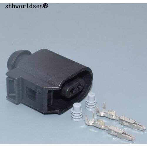 Worldgolden 1.5mm 2pin auto waterproof electric housing plug 6E0973702 wiring harness cable connector 6E0 973 702