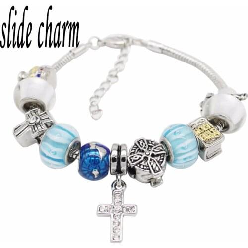 Slide Charm Beaded Bracelets