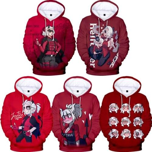 Game Helltaker Hoodies Sweatshirt 3D Printing Loose Oversize Casual Polyester Coats Cosplay Costumes Men Women Harajuku Top Kids