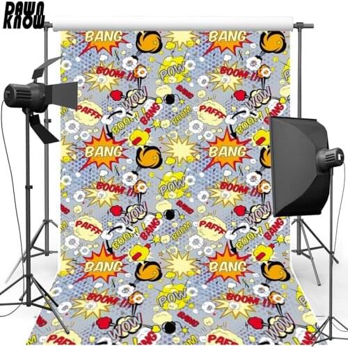 DAWNKNOW Poster Vinyl Photography Backdrops For Children Cartoon Polyester Photo Background For Kids Photo studio Props G002