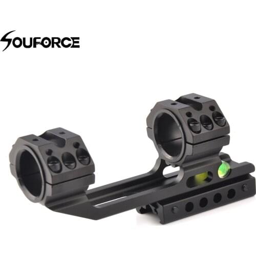 High Quality Tactical Heavy Dute 3Screw Diameter 25.4/30mm with Spirit Bubble Level Fit 20mm Weaver Rail Mount for Rifle Hunting