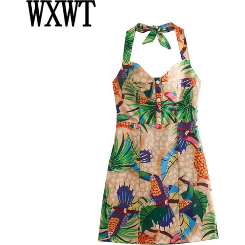 Летние платья мини WXWT China At AliExpress