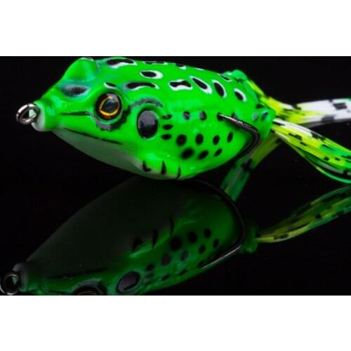 15g 6cm Frog Fishing Lure Pesca Iscas Artificiais Peche Leurre soft tube bait Hook plastic fishing lures frog Topwater ray