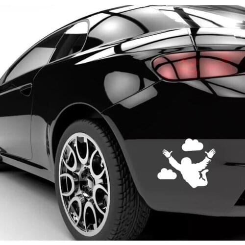 16*13.7cm SKY DIVER DECAL CAR TRUCK WINDOW LAPTOP STICKER Funny Car Window Bumper Novelty JDM Drift Vinyl Decal Sticker