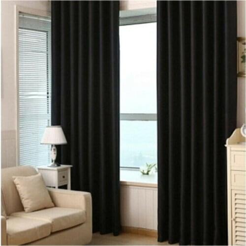 Brillant Blackout Curtains On The Windows