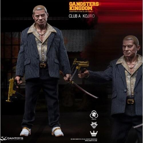 DAMTOYS GK021 GK021S 1/6Gangsters Kingdom Club A KOJIRO Kitano Takeshi Action Figure Model In Stock