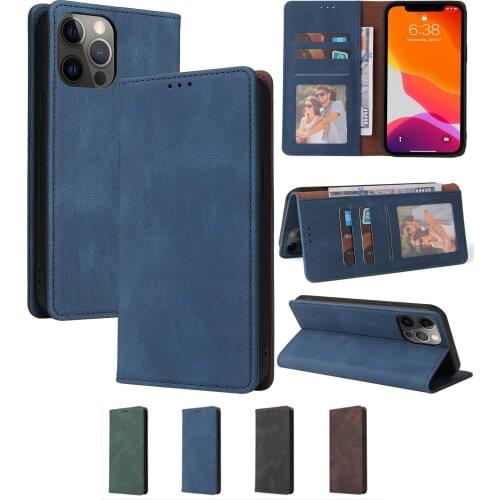 Leather Ultra-thin Case for Samsung Galaxy S21FE S8 S9 S10 S20 S21 S30 Plus Lite Ultra Note 10 20 Pro Flip Wallet Protect Cover