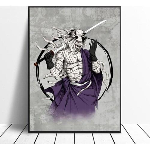 Makoto Shishio Canvas Painting Art Print Poster Picture Wall Modern Minimalist Bedroom Living Room Decoration