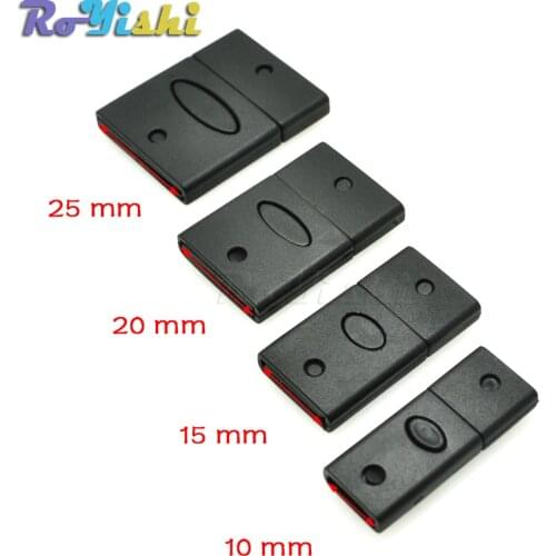 Plastic Breakaway Safty Buckles For Neck Strap Lanyard Webbing ID Badge Tag Holder Black