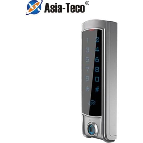 RFID Digital Backlit Touch Keypad Standalone 125KHz EM 13.56MHZ Card Waterproof Metal Touch Access Control system