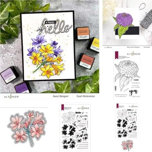 Christmas Mouse Stamps And Dies Cutting Dies Scrapbook Diary Decoration Stencil Embossing Template DIY Greeting Card Handmade