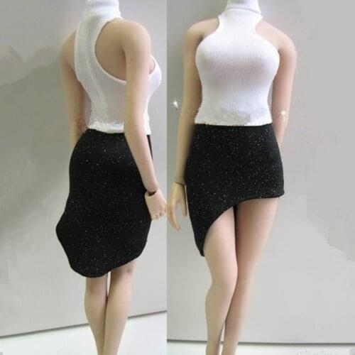 Tbleague 1/6 Scale Female Figure Knitted Skirt Office Dress Suit for 12in Action Figure Doll Toys