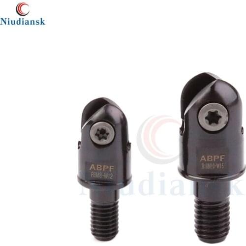 1pc ABPF-R6M6-W10 ABPF-R10M10-W16 ABPF-R15M16-W22 Lock-Tooth Anti-vibration Milling Cutter Head ABPF,ZDFG Inserts CNC Lathe Tool
