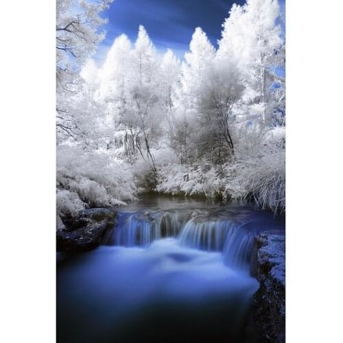 5D DIY Diamond Embroidery Winter Tree Diamond Painting River Needlewor Cross Stitch Snow Mosaic Rhinestone Home Decor Gifts