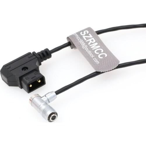 D-tap to Right Angle XS6 4 Pin Female Plug Power Cable for IKAN Portkeys BM5 BM7 HH7 HS7T Monitor