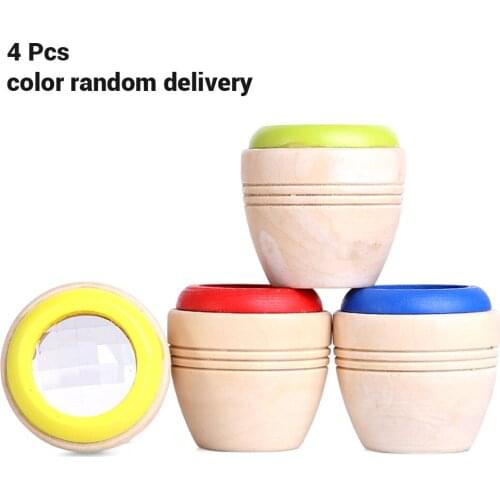 4Pcs/lot Wooden Kaleidoscope Toys Baby Educational Learning Puzzle Toy Adult Funny Toy Children educational classics toys