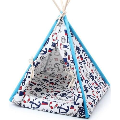 Pets Dog House Foldable Pet Tent Puppy Cat Warm Soft Home Dogs Bed Sleeping Bag Mat Outdoor Portable Detachable Dog Kennels
