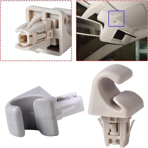 DWCX Sun Visor Hook Clip Bracket Hanger for Toyota Camry Corolla Matrix Highlander Prius RAV4 Solara 2004 2005 2006 2007 2008